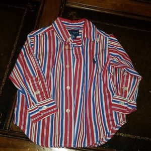 Ralph Lauren 12 months boy polo dress shirt